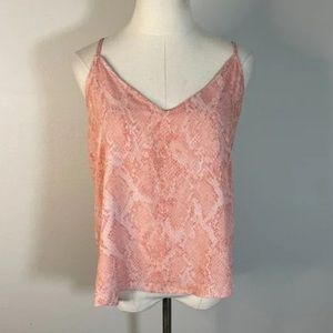 A New Day Camisole Pink Snakeskin Print